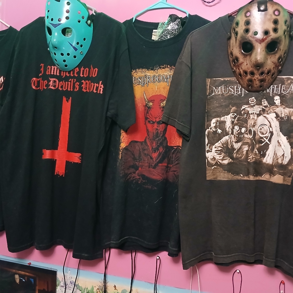 Signed mushroomhead shirts